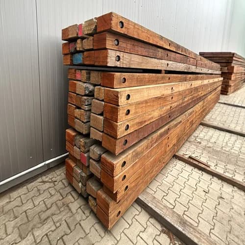 Foto van stapel draglineschotten