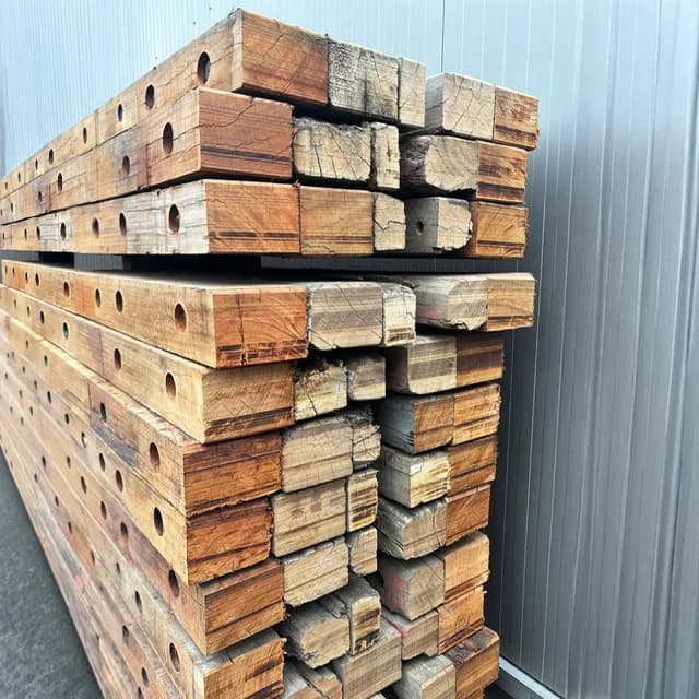 Foto van stapel draglineschotten